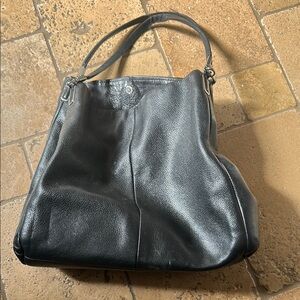 Coach Black Leather Women's Bag